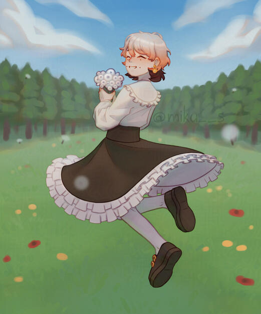 Full render, sketched background