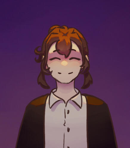 Half rendered with sketched lineart,